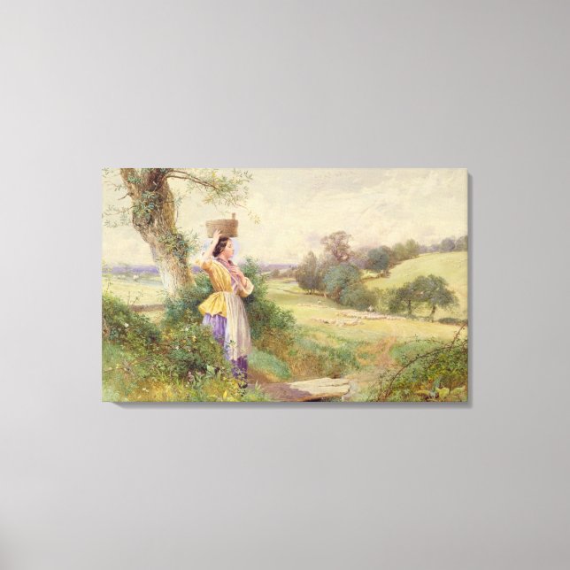 Lienzo La Milkmaid, 1860 (Anverso)