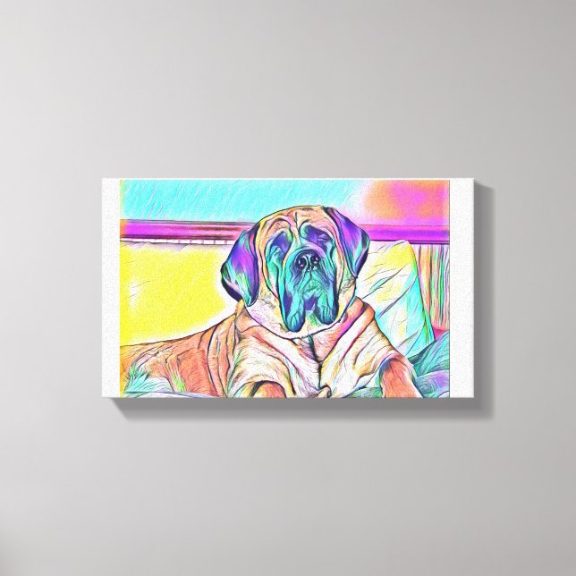 Lienzo La mirada (Anverso)