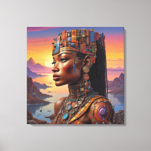 Lienzo La Mirada de Cleopatra (Anverso)