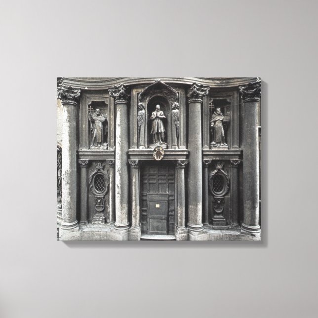 Lienzo La mitad inferior de la fachada, 1637-41 (Anverso)