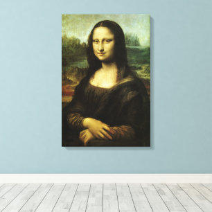 Lienzo La Mona Lisa de Leonardo da Vinci