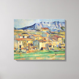Lienzo La Montagne Sainte-Victoire - Paul Cezanne - c1886