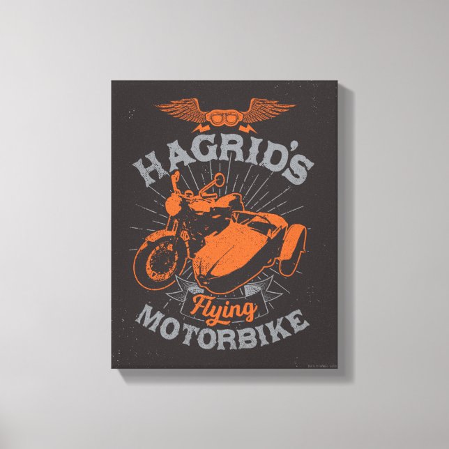 Lienzo La moto voladora de Hagrid (Anverso)