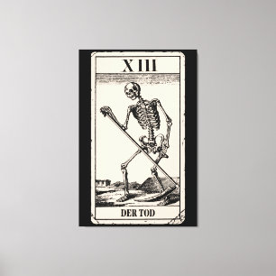 Lienzo La muerte, Death tarot Card/