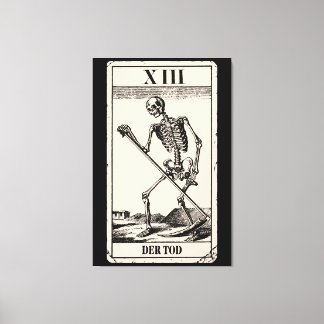 Lienzo La muerte, Death tarot Card/