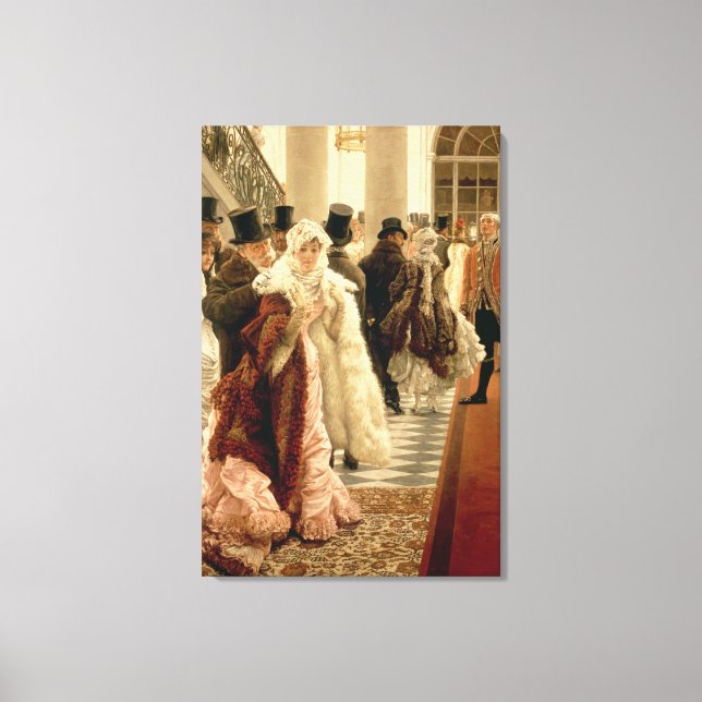 Lienzo La mujer de la moda, 1883-5 (Anverso)