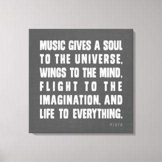 Lienzo La Música Da Alma Al Universo