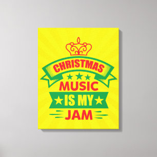 Lienzo La música de Navidad es mi rollo-86254