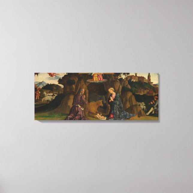 Lienzo La Natividad, años 1480 (Anverso)