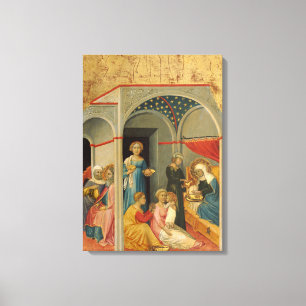 Lienzo La natividad de la Virgen