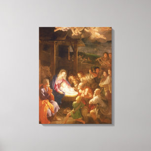 Lienzo La natividad en la noche, 1640