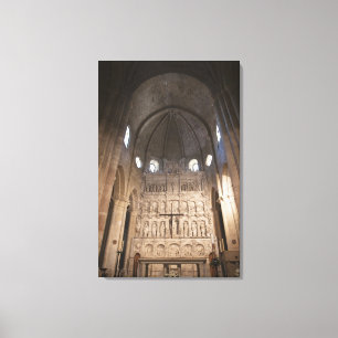 Lienzo La Nave Del Monasterio De Santa Maria De Poblet