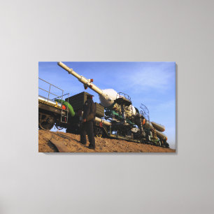 Lienzo La nave espacial 3 de Soyuz TMA-13