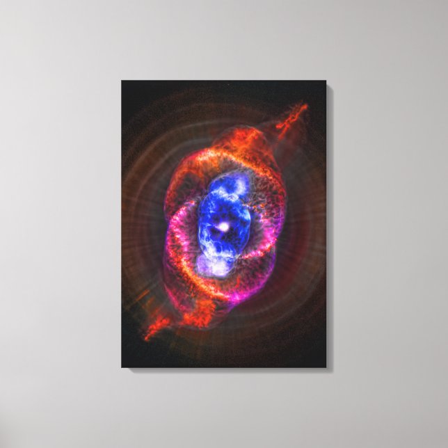 Lienzo La nebulosa de los ojos de los gatos - gigante roj (Anverso)