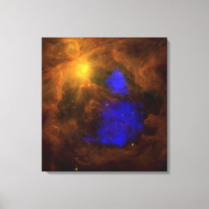 Lienzo La nebulosa de Orión en el infrarrojo