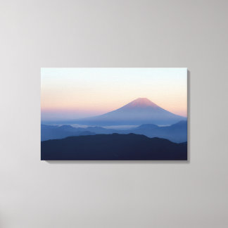 Lienzo La niebla mañana del Monte Fuji