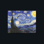 Lienzo La noche estrellada<br><div class="desc">La noche estrellada de Vincent van Gogh,  1889.</div>