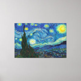 Lienzo La noche estrellada de Vincent van Gogh