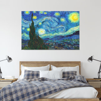 Lienzo La noche estrellada de Vincent van Gogh
