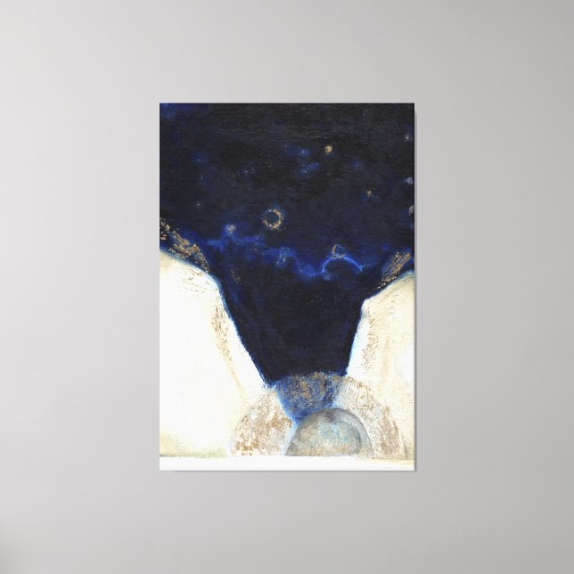 Lienzo La noche que el ángel consiguió sus alas 2 2013 (Anverso)