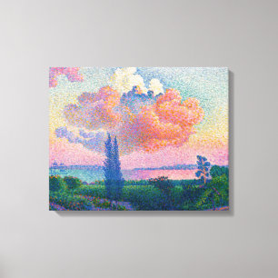 Lienzo La nube rosa 1896, de Henri-Edmond cross