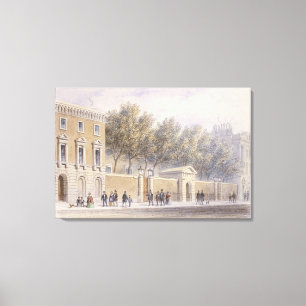 Lienzo La nueva entrada al Salón de los Grocers, 1854