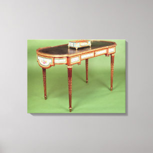 Lienzo La oficina de Louis XVI plat con la chapa pálida