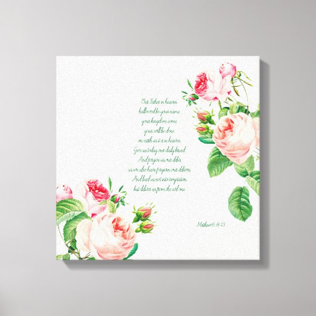 Lienzo La oración de los señores (Anverso)