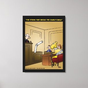Lienzo "La paja que rompió la parte posterior del camell