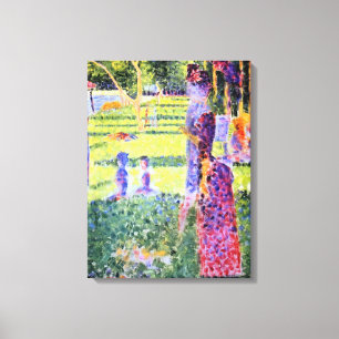 Lienzo La Pareja de Georges Seurat, Pointillismo Vintage