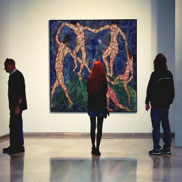 Lienzo La parodia de un Bella Artes de danza vegetariana