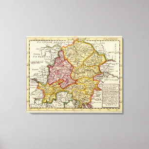 Lienzo La parte suroriental de Alemania