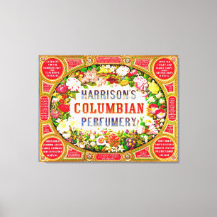Lienzo La perfumería colombina 1854 de Harrison