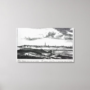 Lienzo La perspectiva de la ciudad de Glasgow