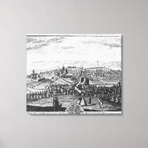 Lienzo La perspectiva del este de la ciudad de Winchester