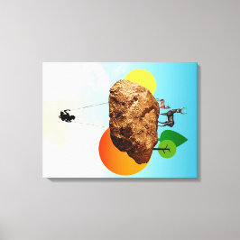 Lienzo La piedra de nuestra existencia