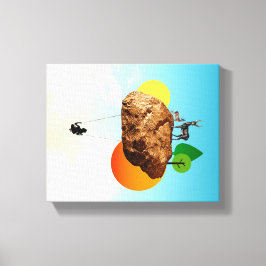 Lienzo La piedra de nuestra existencia