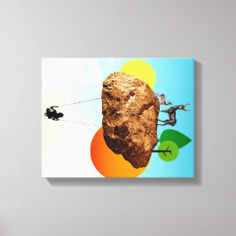 Lienzo La piedra de nuestra existencia