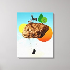 Lienzo La piedra de nuestra existencia