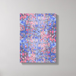 Lienzo La pieza abstracta contemporánea del jardín flotan