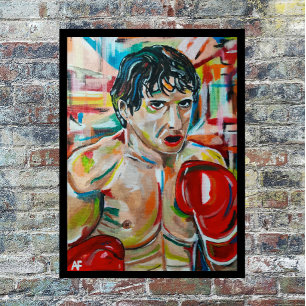 Lienzo La pintura del Boxer de Alfred Fox