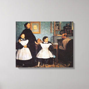 Lienzo La pintura Edgar Degas, la familia Bellelli