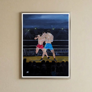 Lienzo La pintura Los Boxeadores de Alfred Fox