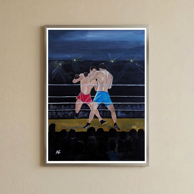 Lienzo La pintura Los Boxeadores de Alfred Fox (Subido por el creador)