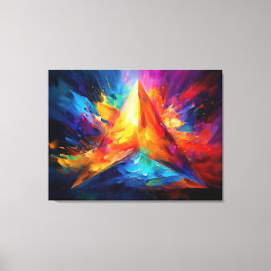 Lienzo La pirámide pintada