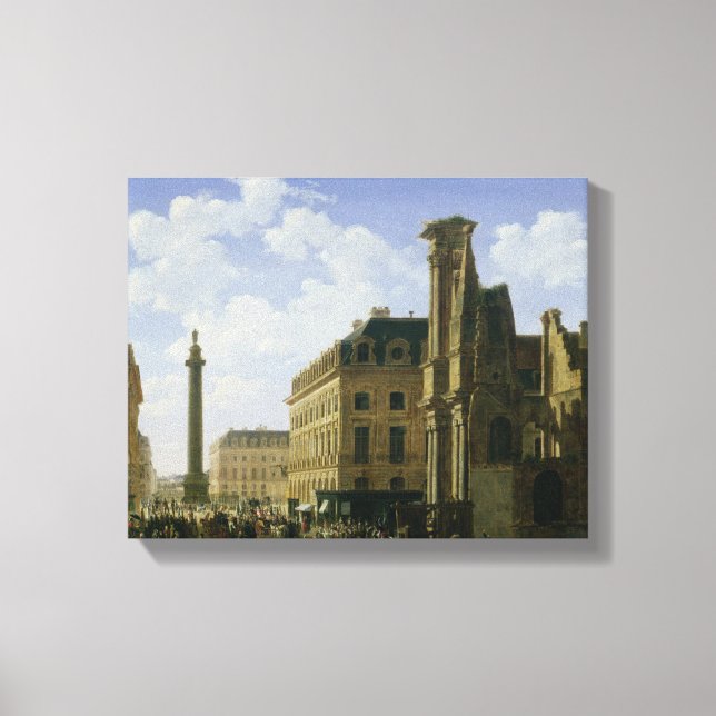 Lienzo La Place Vendome, 1808 (Anverso)