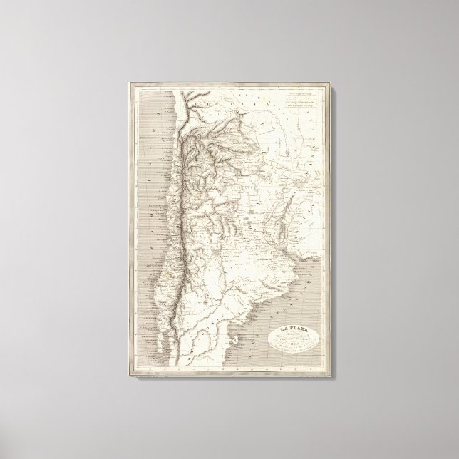 Lienzo La Plata y Chile (Anverso)