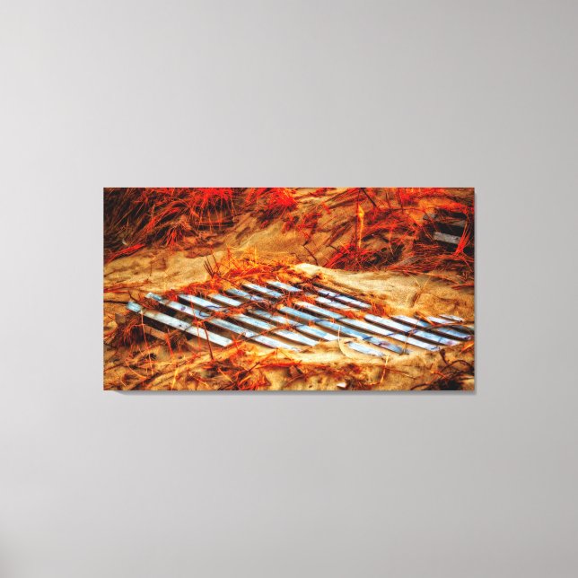 Lienzo La Playa (Anverso)