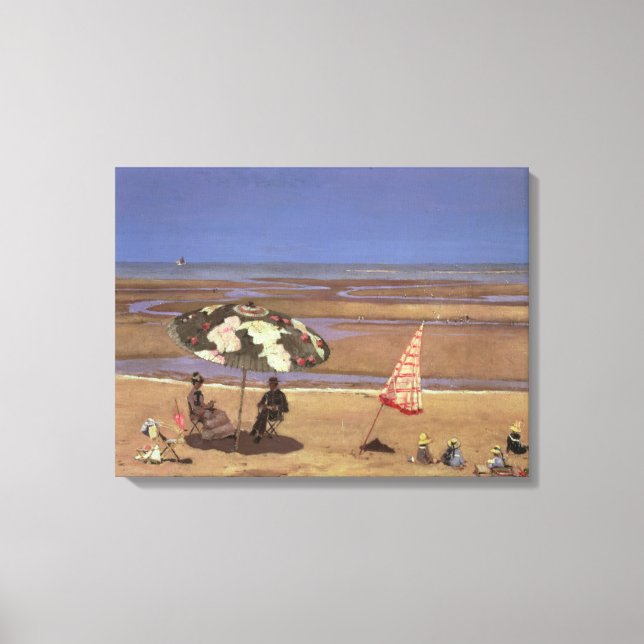 Lienzo La Playa (Anverso)