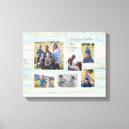 Lienzo La playa de Driwood La familia de nuestros nietos 